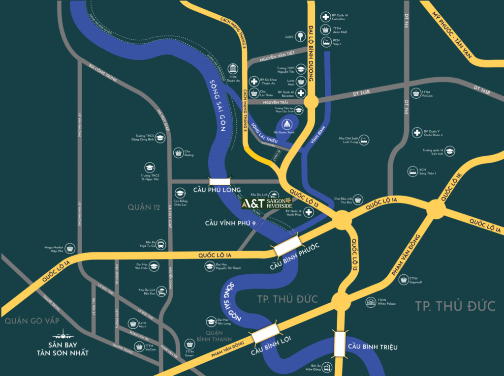 vị trí at sài gòn riverside
