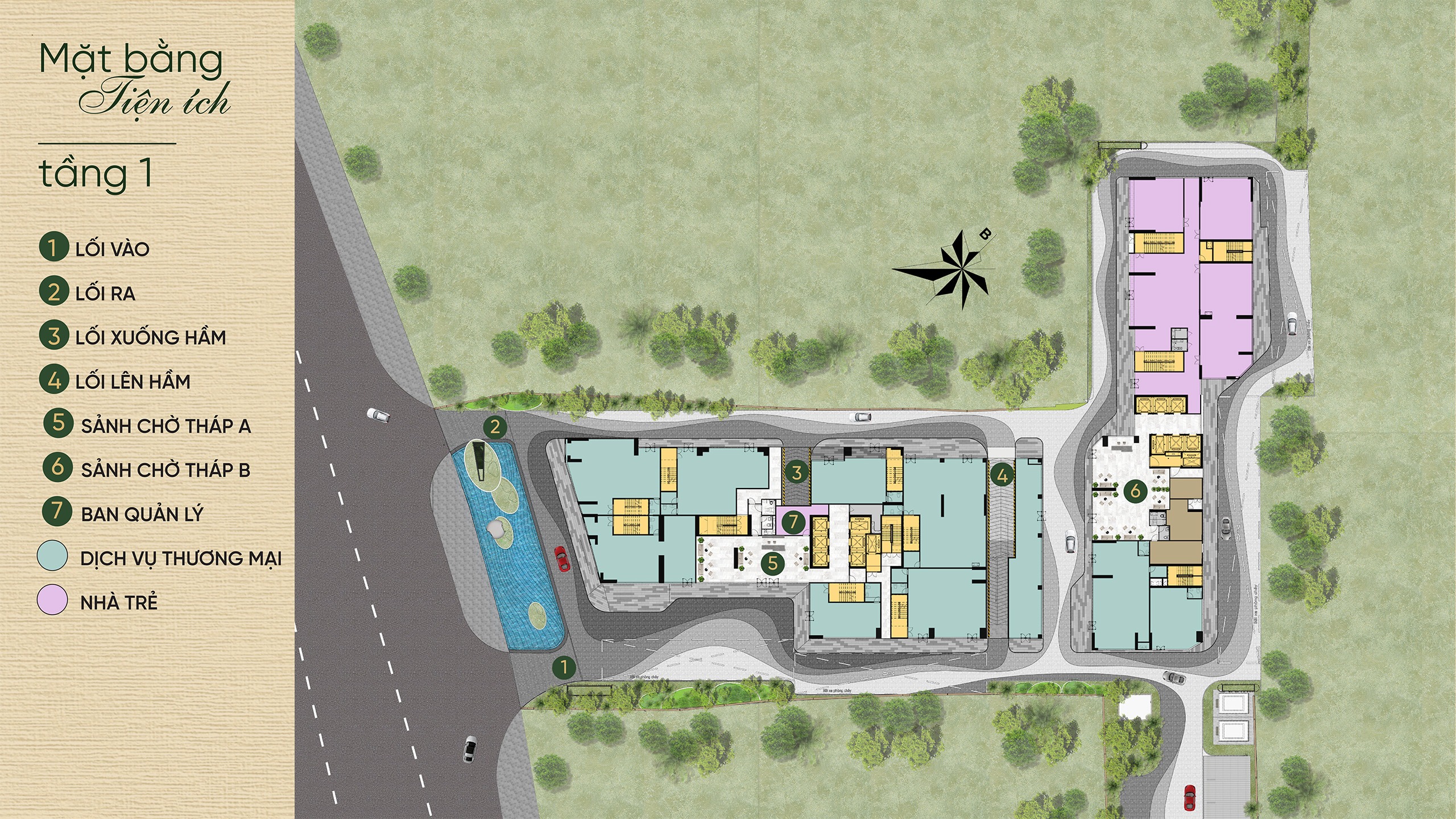 mặt bằng Căn hộ chung cư AT Sài Gòn RiverSide Quốc Lộ 13 TPHCM