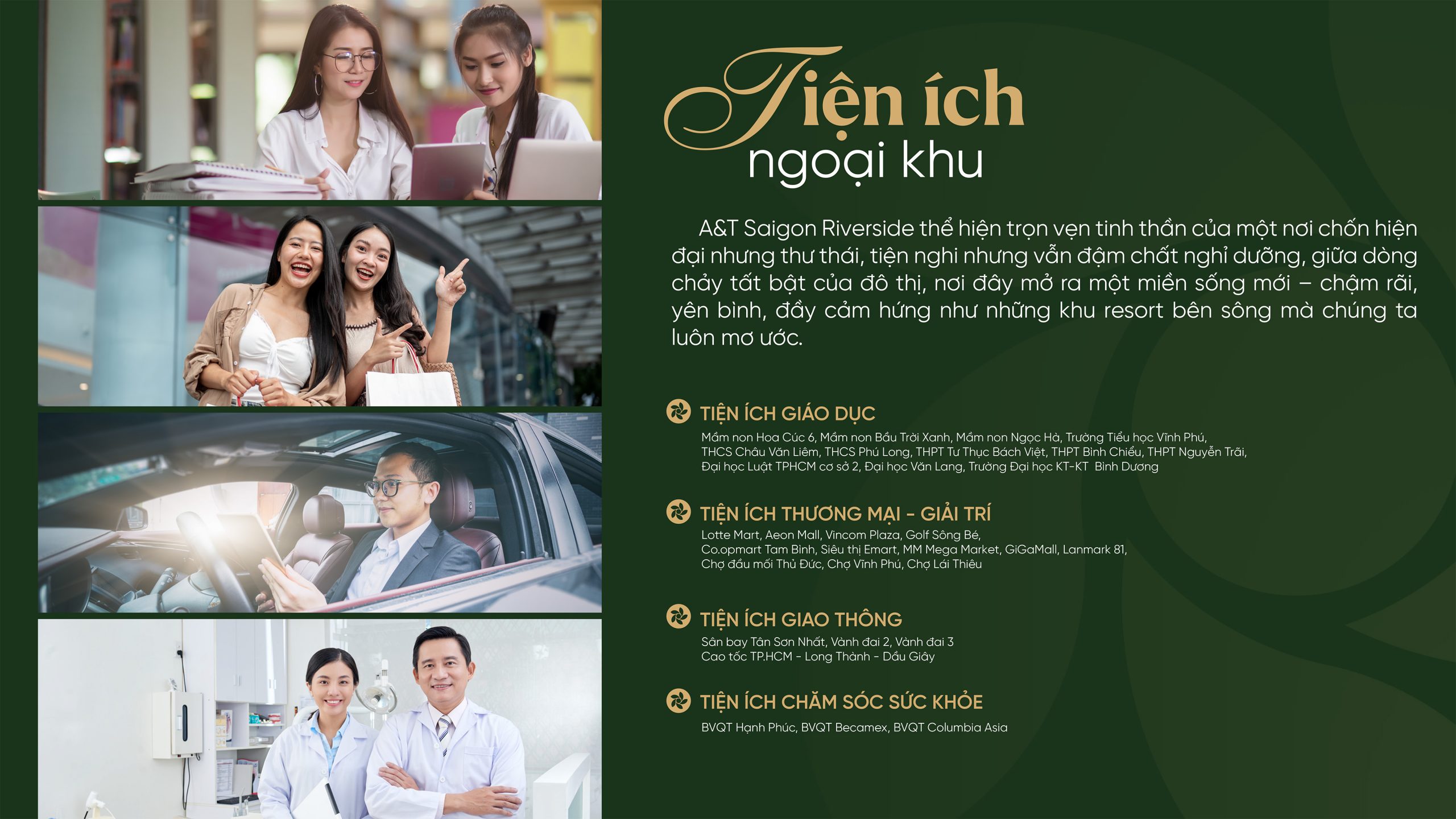 tiện ích Căn hộ chung cư AT Sài Gòn RiverSide Quốc Lộ 13 TPHCM